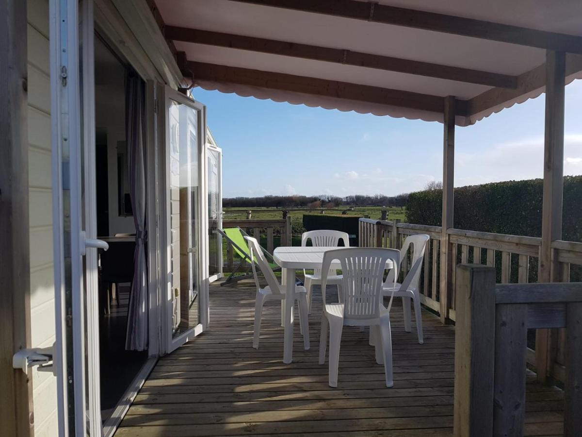 Mobile-Home 100M Plage Utah Mme Surget Sainte-Marie-du-Mont  Exteriér fotografie
